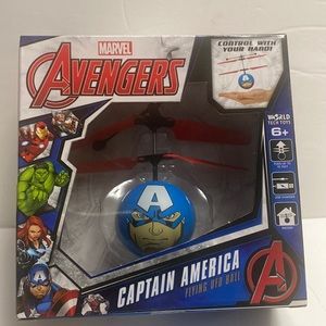 Captain America flying